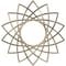 Ekena Millwork Eleanor Architectural Grade PVC Pierced Medallion, 32"OD x 12 3/8"ID x 1"P, Antiqued Pale Gold CMPP32EAAPG - alternate 1